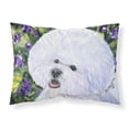 thumbnail image 1 of Carolines Treasures SS8897PILLOWCASE Bichon Frise Fabric Standard Pillowcase Standard multicolor, 1 of 2