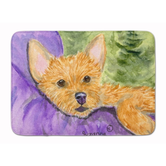 Carolines Treasures SS8898RUG Norwich Terrier Machine Washable Memory Foam Mat 19 X 27" multicolor