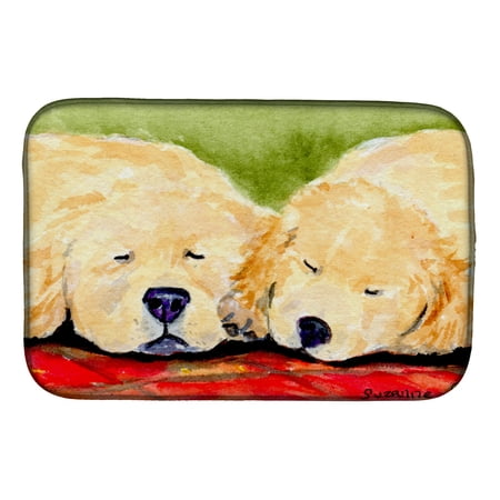 Golden Retriever Dish Drying Mat