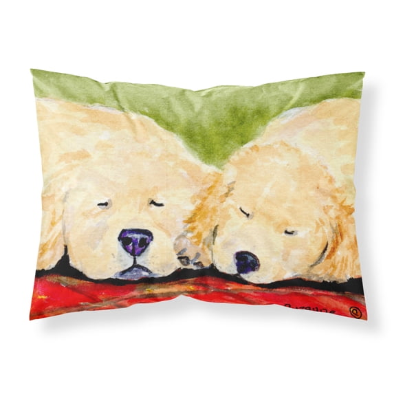 Carolines Treasures SS8902PILLOWCASE Golden Retriever Fabric Standard Pillowcase Standard multicolor