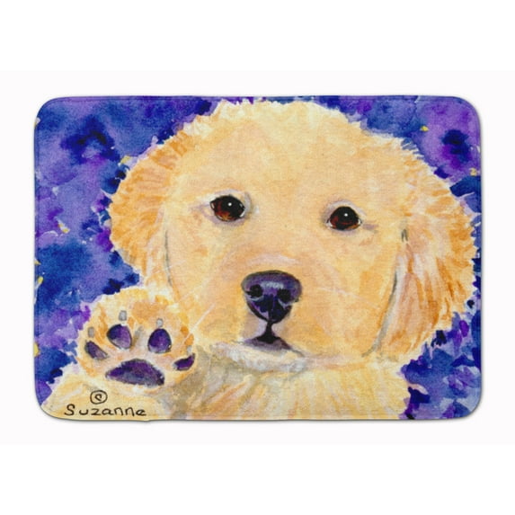 Carolines Treasures SS8903RUG Golden Retriever Machine Washable Memory Foam Mat 19 X 27" multicolor