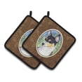 thumbnail image 1 of Rat Terrier Pair of Pot Holders, 1 of 3