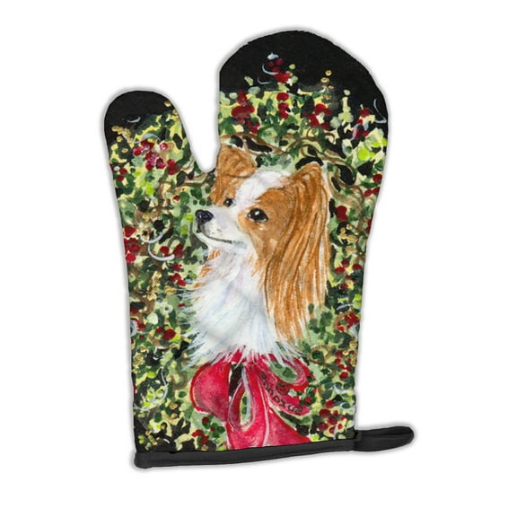 Carolines Treasures SS8953OVMT Christmas Wreath Papillon Oven Mitt