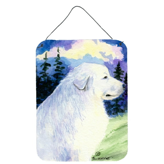 Caroline's Treasures SS8980DS1216 Great Pyrenees Wall or Door Hanging Prints, 12x16, multicolor