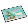 thumbnail image 1 of Caroline's Treasures BB9256JMAT Saanen Goat Christmas Door Mat, Indoor Rug or Outdoor Welcome Mat 24x36 Doormat , 36"L x, 1 of 4