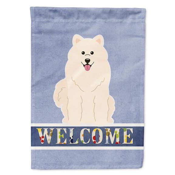 Carolines Treasures Samoyed Welcome Garden Size Flag