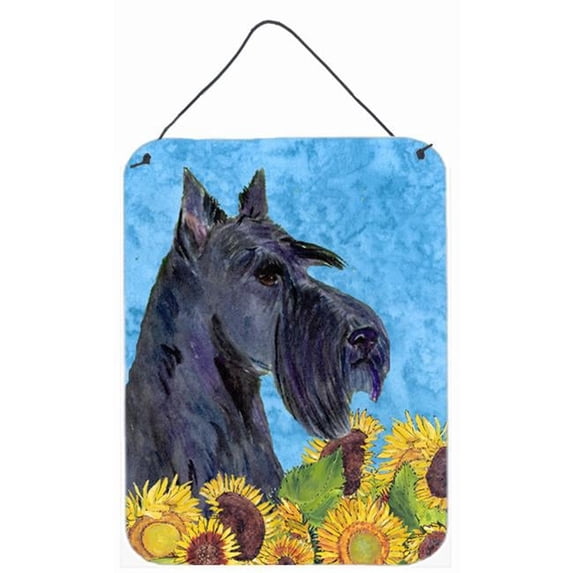Carolines Treasures Scottish Terrier Aluminum Metal Wall & Door Hanging Prints