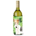thumbnail image 1 of Carolines Treasures  Shamrocks Fox Terrier Wine Bottle Beverge Insulator Hugger, 1 of 1