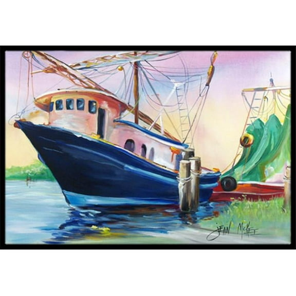 Carolines Treasures Shrimper Southern Star Indoor & Outdoor Mat