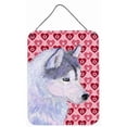 thumbnail image 1 of Carolines Treasures  Siberian Husky Hearts Love and Valentines Day Aluminium Metal Wall Or Door Hanging Prints, 1 of 1