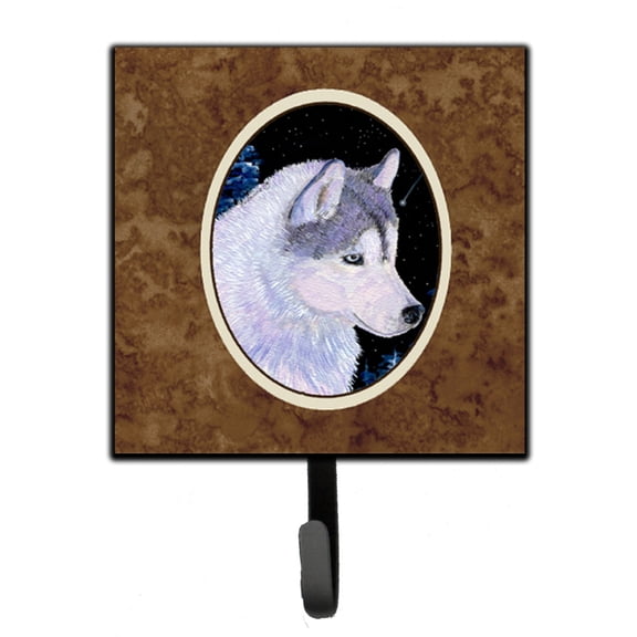 Carolines Treasures SS8617SH4 Siberian Husky Leash Holder or Key Hook, Small, Multicolor