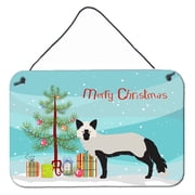 Carolines Treasures BB9238DS812 Silver Fox Christmas Wall or Door Hanging Prints