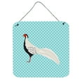 thumbnail image 1 of Carolines Treasures BB8103DS66 Silver Pheasant Blue Check Wall or Door Hanging Prints, 6 x 6 in., 1 of 1