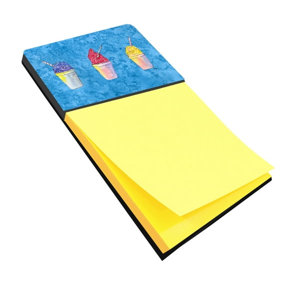 Carolines Treasures Snowballs and Snowcones Sticky Note Holder Large multicolor