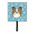 thumbnail image 1 of Carolines Treasures BB1682SH4 Snowflake Papillon Leash & Key Holder, 1 of 1