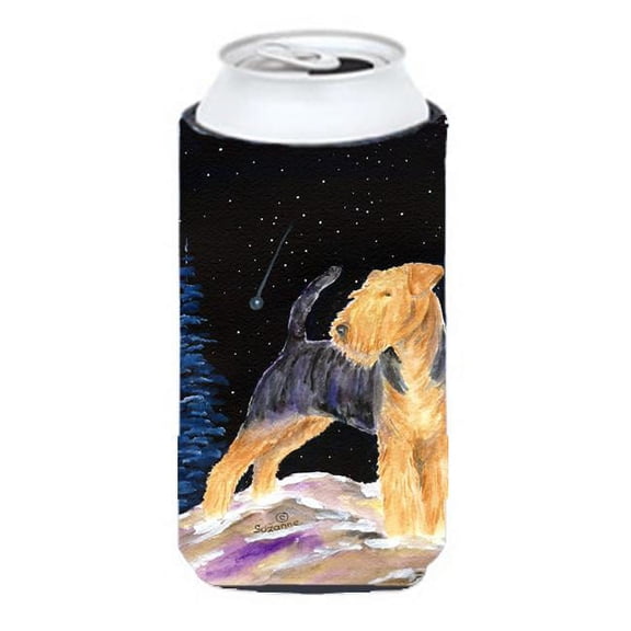 Carolines Treasures Starry Night Welsh Terrier Tall Boy bottle sleeve Hugger
