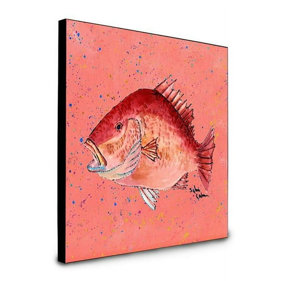 Carolines Treasures Strawberry Snapper Artwork Panel wall-decor, Multicolor