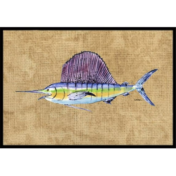 Carolines Treasures Swordfish Indoor or Outdoor Mat