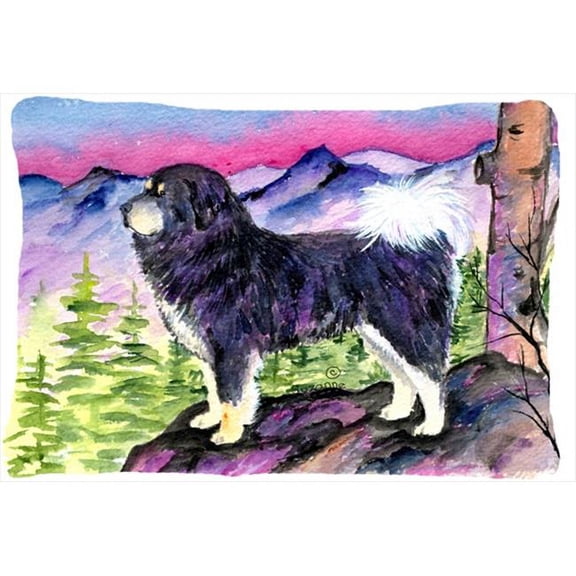 Carolines Treasures Tibetan Mastiff Decorative Indoor & Outdoor Fabric Pillow