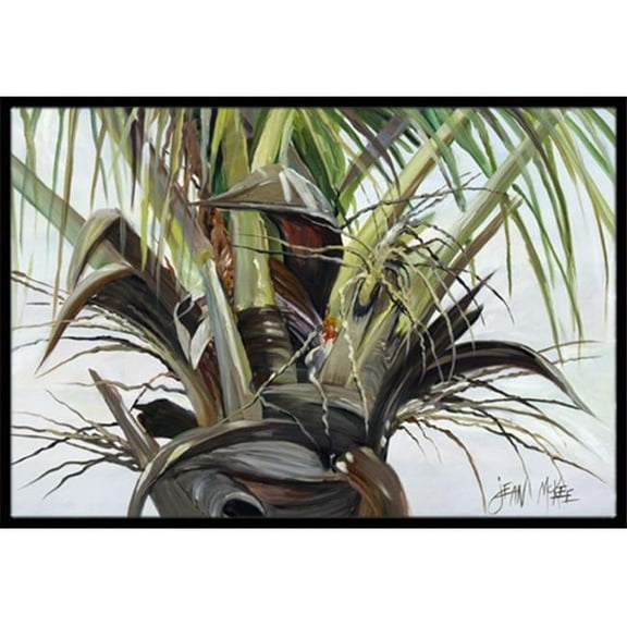 Carolines Treasures  Top Palm Tree Indoor & Outdoor Mat - 24 x 36 in.
