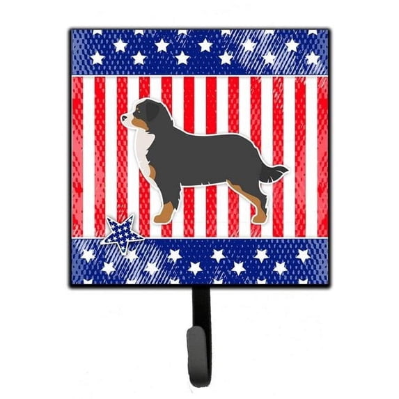 Carolines Treasures BB3319SH4 USA Patriotic Bernese Mountain Dog Leash or Key Holder