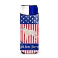 thumbnail image 1 of Carolines Treasures  USA Patriotic Dogo Argentino Michelob Ultra Hugger for Slim Cans, 1 of 3
