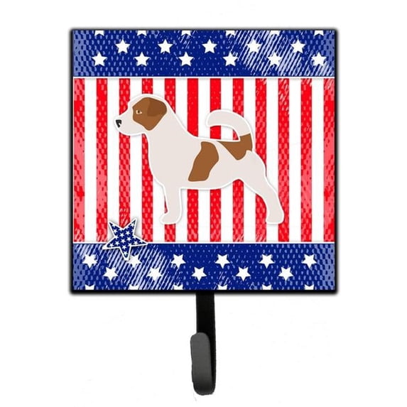 Carolines Treasures BB3307SH4 USA Patriotic Jack Russell Terrier Leash or Key Holder