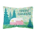 thumbnail image 1 of Carolines Treasures VHA3004PW1216 Happy Campers Glamping Trailer Fabric Decorative Pillow  12H x16W multicolor, 1 of 3