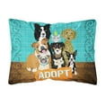 thumbnail image 1 of Carolines Treasures VHA3007PW1216 Adopt Pets Adoption Fabric Decorative Pillow  12H x16W multicolor, 1 of 3