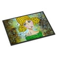 thumbnail image 1 of Carolines Treasures VHA3008MAT Bee Grateful Girl with Beehive Door Mat Indoor Rug or Outdoor Welcome Mat 18x27 Doormat, 1 of 4