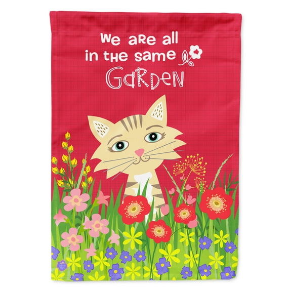 Carolines Treasures VHA3009GF Garden Cat Flag Garden Size  Small multicolor