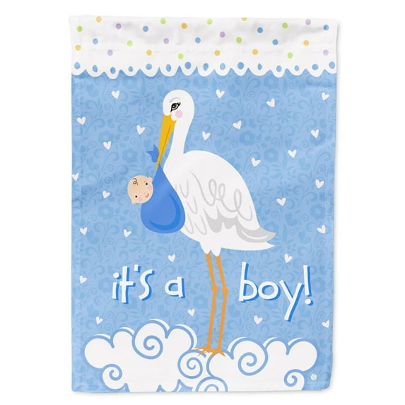 Carolines Treasures VHA3012CHF Its a Baby Boy Flag Canvas House Size  Large multicolor