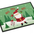 thumbnail image 1 of Carolines Treasures VHA3016JMAT Merry Christmas Santa Claus Ho Ho Ho Door Mat Indoor Rug or Outdoor Welcome Mat 24x36, 1 of 4