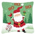 thumbnail image 1 of Carolines Treasures VHA3016PW1818 Merry Christmas Santa Claus Ho Ho Ho Fabric Decorative Pillow  18H x18W multicolor, 1 of 2