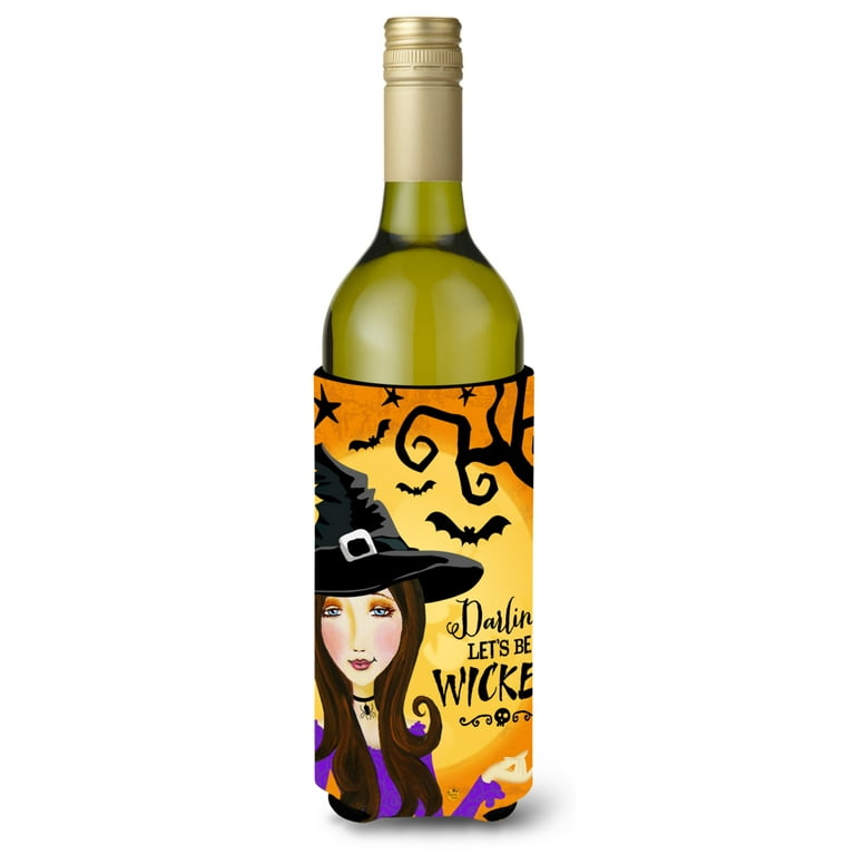 Halloween Wicked Witch Wine Bottle Beverge Insulator Hugger