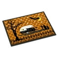 thumbnail image 1 of Carolines Treasures VHA3020JMAT Halloween Vintage Camper Door Mat Indoor Rug or Outdoor Welcome Mat 24x36 Doormat  36"L, 1 of 4