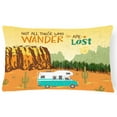 thumbnail image 1 of Carolines Treasures VHA3027PW1216 RV Camper Camping Wander Canvas Fabric Decorative Pillow  12H x16W multicolor, 1 of 3