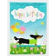 thumbnail image 1 of Carolines Treasures VHA3029CHF Happy Birthday Dachshund Flag Canvas House Size  Large multicolor, 1 of 4