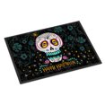 thumbnail image 1 of Happy Halloween Day of the Dead Door Mat, 1 of 2