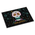 thumbnail image 1 of Happy Halloween Day of the Dead Door Mat, 1 of 4