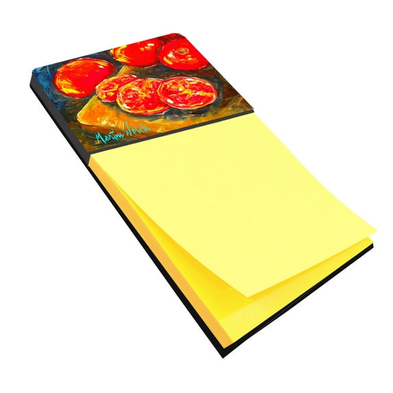 Carolines Treasures Vegetables - Tomatoes Slice It Up Sticky Note Holder Large multicolor