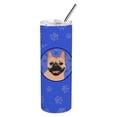 thumbnail image 1 of Carolines Treasures WDK1093TBL20 French Bulldog Fawn Design2  Stainless Steel 20 oz Skinny Tumbler Blue 20 oz multicolor, 1 of 4