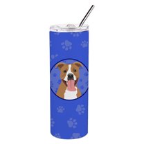 Pit Bull Fawn #2  Stainless Steel 20 oz Skinny Tumbler 3 in x 8.25 in