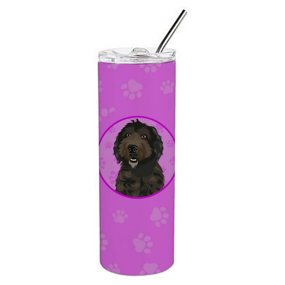 Carolines Treasures WDK1278TBL20 Doodle Chocolate Design1 Stainless Steel 20 oz Skinny Tumbler Pink 20 oz multicolor