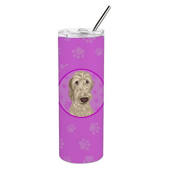 Carolines Treasures WDK1289TBL20 Doodle Fawn Design4 Stainless Steel 20 oz Skinny Tumbler Pink 20 oz multicolor