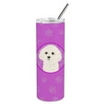 thumbnail image 1 of Carolines Treasures WDK1395TBL20 PoodleToy White Stainless Steel 20 oz Skinny Tumbler Pink 20 oz multicolor, 1 of 4
