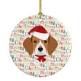 thumbnail image 1 of Shih Tzu Merry Christmas Ceramic Ornament 2.8 in x 2.8 in, 1 of 3