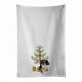 thumbnail image 1 of Carolines Treasures WDK2992WTKT 28 x 19 in. Unisex Dachshund Dapple No.1 Christmas White Dish Towels Kitchen Towel - Set of 2, 1 of 3