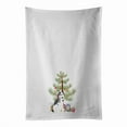 thumbnail image 1 of Carolines Treasures WDK3075WTKT 28 x 19 in. Unisex Siberian Husky Silver & White No.2 Christmas White Dish Towels Kitchen Towel - Set of 2, 1 of 3