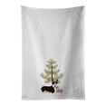 thumbnail image 1 of Carolines Treasures WDK3095WTKT 28 x 19 in. Unisex Pembroke Welsh Corgi Tricolor Black-Headed No.2 Christmas White Dish Towels Kitchen Towel - Set of 2, 1 of 3